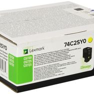 Lexmark CS720 74C5HY0 Sarı Toner
