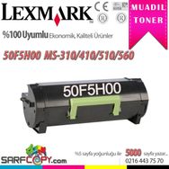 Lexmark MS310-505H-50F5H00 Yüksek Kapasiteli Muadil Toner