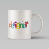 Leydi Collection Grafik Tasarımcı Temalı 4 Beyaz Kupa