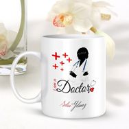Leydi Collection Mesleki Doktor 2 Beyaz Kupa Bardak