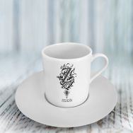 Leydi Collection Z Harfli Model 1 Türk Kahvesi Fincanı