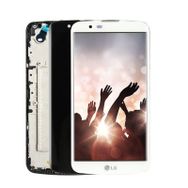 LG K10 Tvli K430DSY Dokunmatik Beyaz Çıtalı Lcd Ekran
