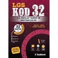 LGS T.C. İnkılap Tarihi ve Atatürkçülük Kod 32 Tekrar Testleri Tudem Yayınları