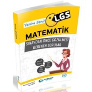 LGS Yerim Seni Matematik Sınavdan Önce Çözülmesi Gereken Sorular Gezegen Yayınları