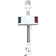 Lhr 40 cm 12V Ampul Kombine Işıklı Bayrak Direği