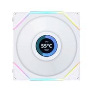 Lian Li G99.12RTLLCD1W.00 Uni Fan TL-LCD Reverse 1x120 mm Beyaz Kasa Fanı