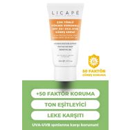 Licape Çok Yönlü Yüksek Korumalı Spf +50 Faktör Uva Uvb Güneş Kremi
