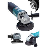 Lieber Alman Teknolojisi 3400 W 115 - 125 mm Mavi Bakır Sargılı Spiral Avuç içi Kesme ve Taşlama Makinası