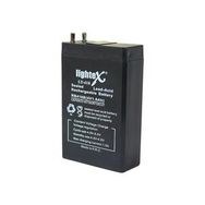 Lightex LT-418 4 Volt 1.80 Amper 7.5x5x2 cm 50x22x75 mm Akü