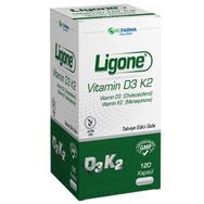 Ligone Vitamin D3 K2 İçeren 120 Kapsül
