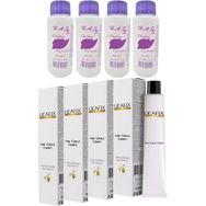 Lilafix Işıltılı Kahve 7/7 4x60 ml Saç Boyası + H.A.SS 4x60 ml Oksidan