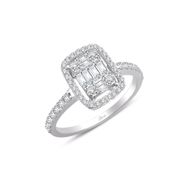 Lilarote PYZK000168 Pırlanta Baget Pırlanta Yüzük 0.72 ct