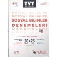 Limit Yayınları TYT Sosyal Bilimler 20x25 Deneme