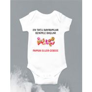 Limon Body 0 3 Ay Beyaz Bayramlık Zıbın Model 1 Bebek Zıbın