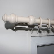 Linadora 28 mm 120 cm Beyaz Ahşap Rustik