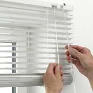Linadora Pvc 25 mm 120x160 cm Beyaz Jaluzi Perde