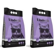Lindo Cat Double Action 2x10 lt Lavanta ve Argan Kokulu İnce Taneli Kedi Kumu
