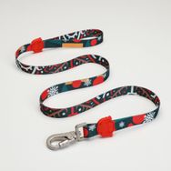 Lindo Dogs Reindeer Kırmızı Yeşil Medium Köpek Gezdirme Kayışı