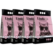 Lindocat 4x5 lt Bebek Pudralı İnce Taneli Beyaz Bentonit Topaklanan Kedi Kumu