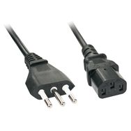 Lindy 30415 Siyah CEI 23-16 C13 Coupler Güç Kablosu