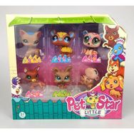 Linea 3046A2 Pet Star Little Neşeli Miniş 6'lı Set Figür Oyuncak