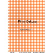 Lineart LA-GINGHAM11 Pirinç Dekupaj Kağıdı