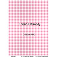 Lineart LA-GINGHAM3 Pirinç Dekupaj Kağıdı