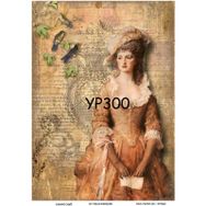 Lineart LA-YP300 Kendinden Yapışkanlı Pirinç Dekupaj Kağıdı
