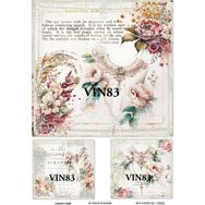 Lineart VIN83 Pirinç Dekupaj Kağıdı