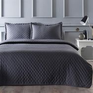 Linens Gardenia Antrasit Çift Kişilik Yatak Örtüsü Seti