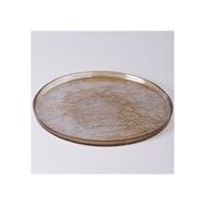 Linens Gleam Cam 32 cm Şeffaf Kahve Amber Supla