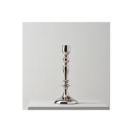 Linens Shea Paslanmaz Çelik 28 cm Gümüş Şamdan