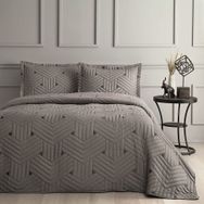 Linens Vita Gri Çift Kişilik Yatak Örtüsü