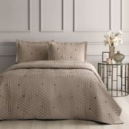 Linens Vita Kahve Çift Kişilik Yatak Örtüsü
