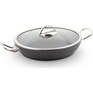 Lines Siyah 24 cm Granit Menemen Tava