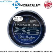 Linesystem Jigging X8 İp PE 6.0 0.40 mm 80 lb 600 mt Misina