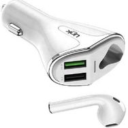 Link Tech B450 Airpods Kulaklıklık ve Qualcomm QC 3.0 Araç Şarj Aleti