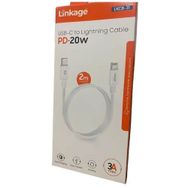 Linkage LKCB-31 20 W Type-c Lightning 20W 2 mt PD Hızlı Data Şarj Kablosu