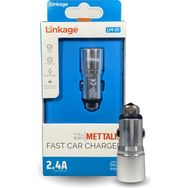 Linkage LM-01 Metalik 2.4A 10 Watt Gri Araç İçi Hızlı Şarj Adaptörü