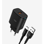 Linktech C305 Strong Micro 18W USB Kablolu Hızlı Şarj Adaptörü ve Şarj Aleti