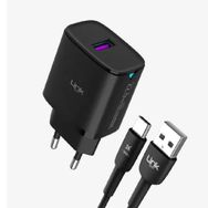 Linktech C306 Safe Type-C Kablolu 22.5W Hızlı Şarj Adaptörü 12'li Paket Şarj Aleti