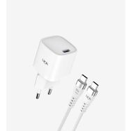 Linktech G842 Premium Tip-C Kablolu Mini 20W USB-C Süper SI Şarj Adaptörü ve Şarj Aleti