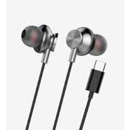 Linktech H341 Kırmızı Kulak İçi Type-C Kablolu Kulaklık