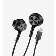 Linktech H75 Ear Pods Yüksek Bas Mikrofonlu Type-C Kulak İçi Kablolu Beyaz Kulaklık