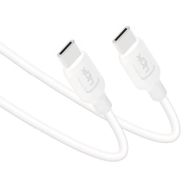 Linktech K451 Strong 60W 1 mt Beyaz Type-C - Type-C Data/Şarj Kablosu
