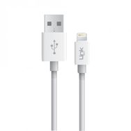 Linktech K559 2.4A 1 mt Beyaz Lightning Şarj ve Data Kablosu