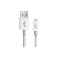 Linktech K565 Strong 30 cm 2.4 A Beyaz Micro USB Powerbank Şarj Kablosu