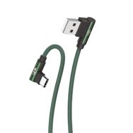 Linktech K594 Safe Type-C USB 90 Derece 1.5 mt Şarj Kablosu ve Data Kablosu