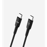 Linktech K604 Safe Fast 1 mt 3 A USB-C PD Siyah Şarj Kablosu