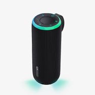 Linktech LPS-R124 Siyah Premium IPX4 Sertifikalı Işıklı Siyah Bluetooth Hoparlör
